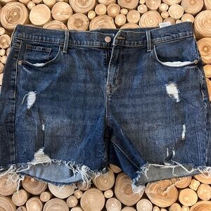 Old Navy Midi Distressed Shorts